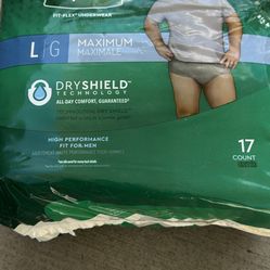 FREE Elder Care men’s large Depends Diapers And Underpads 