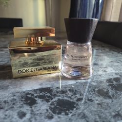 Dolce And Gabana The One And Burberry For Her 