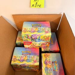 (LOT OF 5) Prismatic Evolutions Mini Tin Display