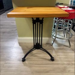 Wood And Metal table