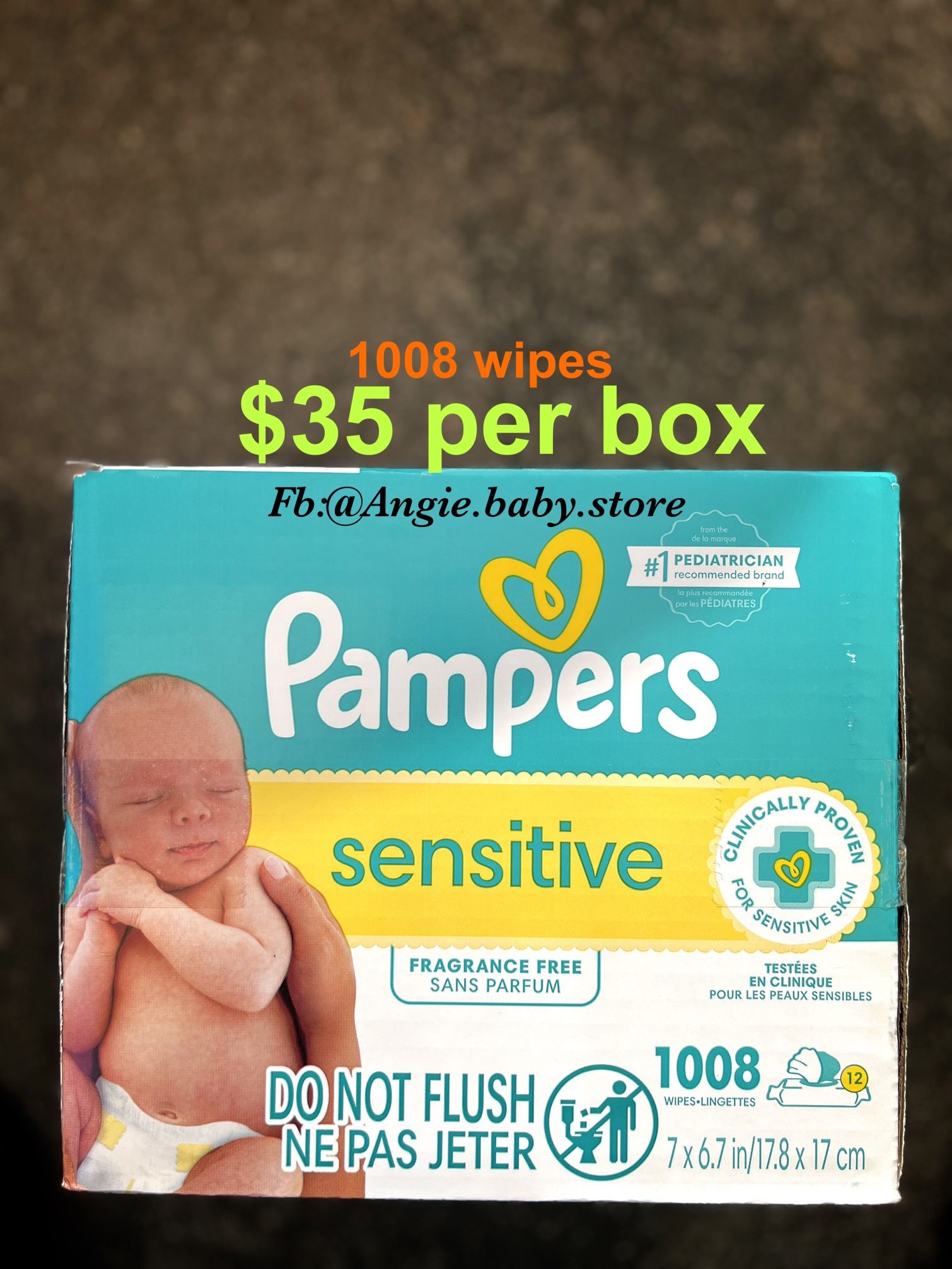 Pampers Sensitive Wipes