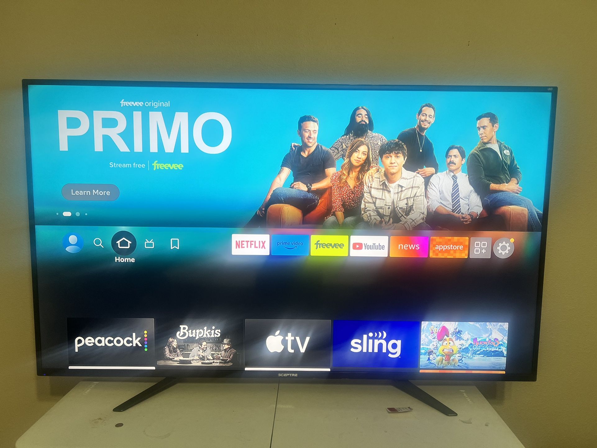 72 Inch 4K UHD Sceptre TV