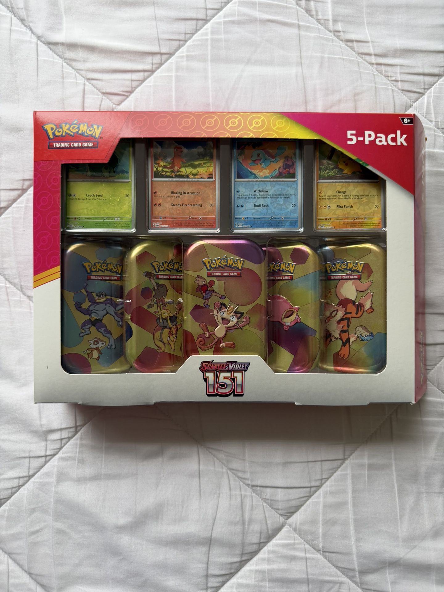 Pokémon Scarlet and Violet 151 5 Pack Tins (read description)