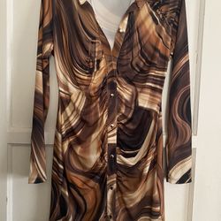 70’s Brown Dress