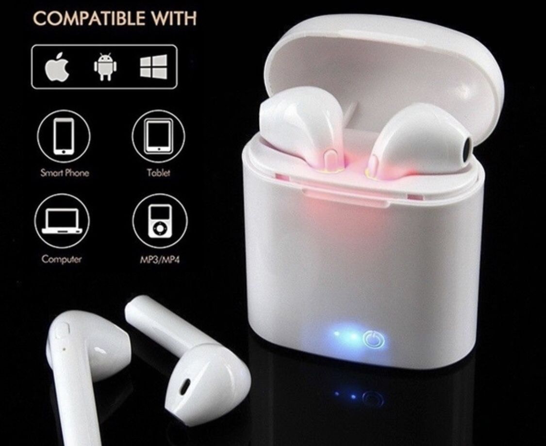 AirPods IP7 True Wireless Bluetooth Univeral Headphone EarBuds for Talk and Music