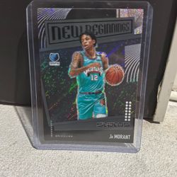 2019-20 Panini No.1 Ja Morant. Memphis Grizzlies 