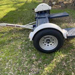 Master Tow Car, Dolly With Electric Brakes New Tires Comes Master tow car, dolly with electric brakes new tires comes with a spare tire and new straps