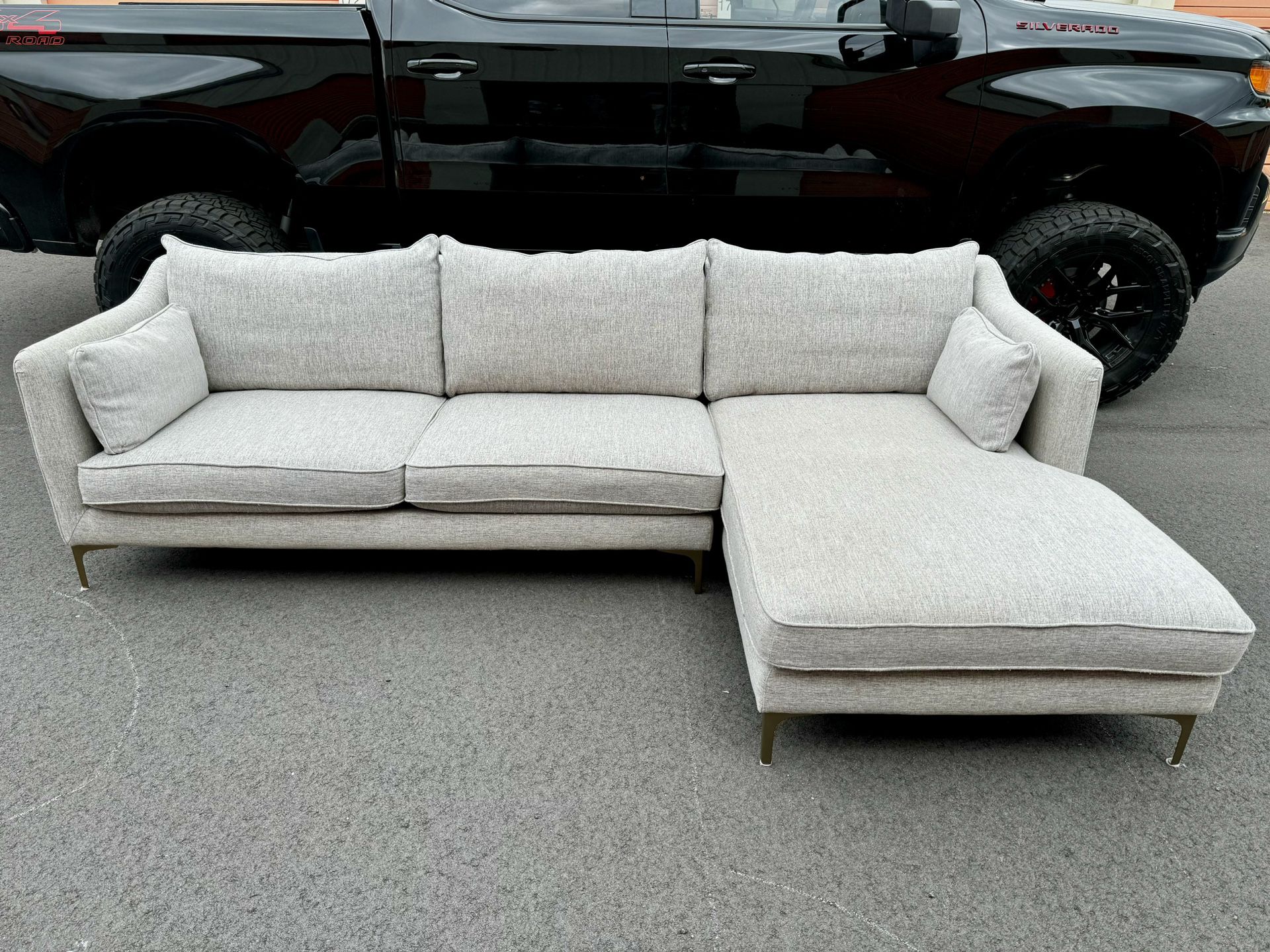 Custom Made Chaise Sectional