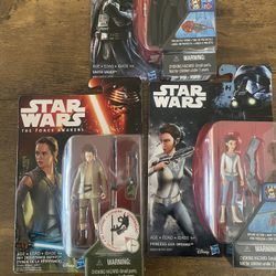 Bundle Of Star Wars Action Figures New In Pack!