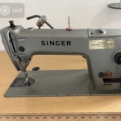 Singer Sewing Machine And Table