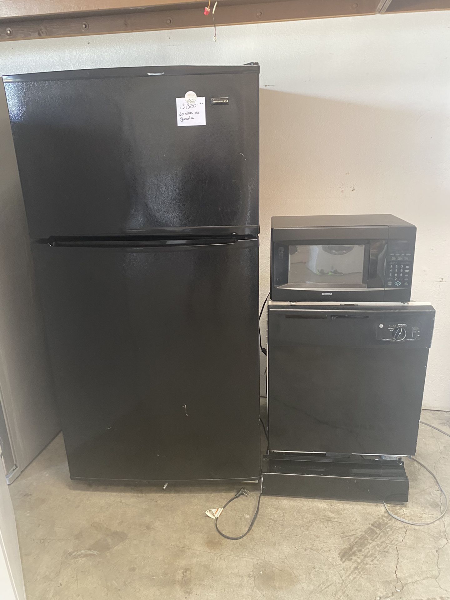 Refrigerator,stove , Dishwasher , Microwave