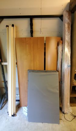 Bed frame solid wood w slats