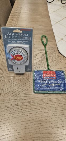 Aquarium Light Timer & Net