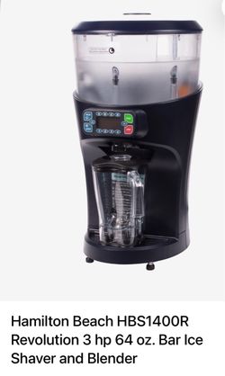 Hamilton Beach HBS1400R Bar Ice Shaver and Blender