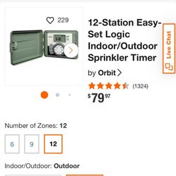 Orbit Sprinkler Timer New 