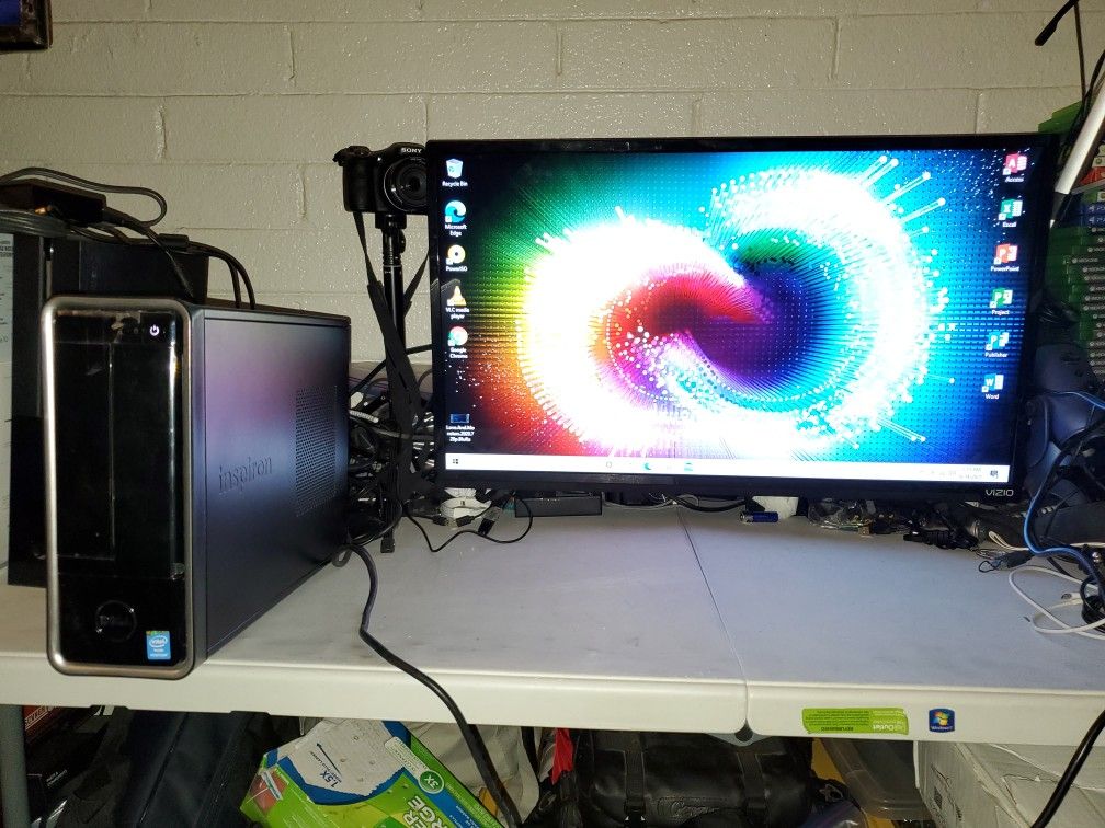 DELL INSPIRON 660S PC COMPUTER INTEL PENTIUM 3.00GHZ 500GB 4GB 64BITS WIFI WINDOWS 10 HOME OFFICE 2019 MONITOR,KEYBOARD AND MOUSE INCLUDED