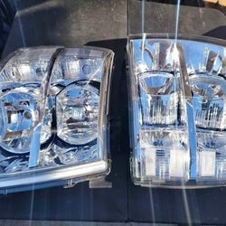 07-13 Chevrolet Silverado Headlights Luces Micas Calaveras Faros