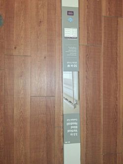 Brand new 53 inch vertical blind head rail and louvers