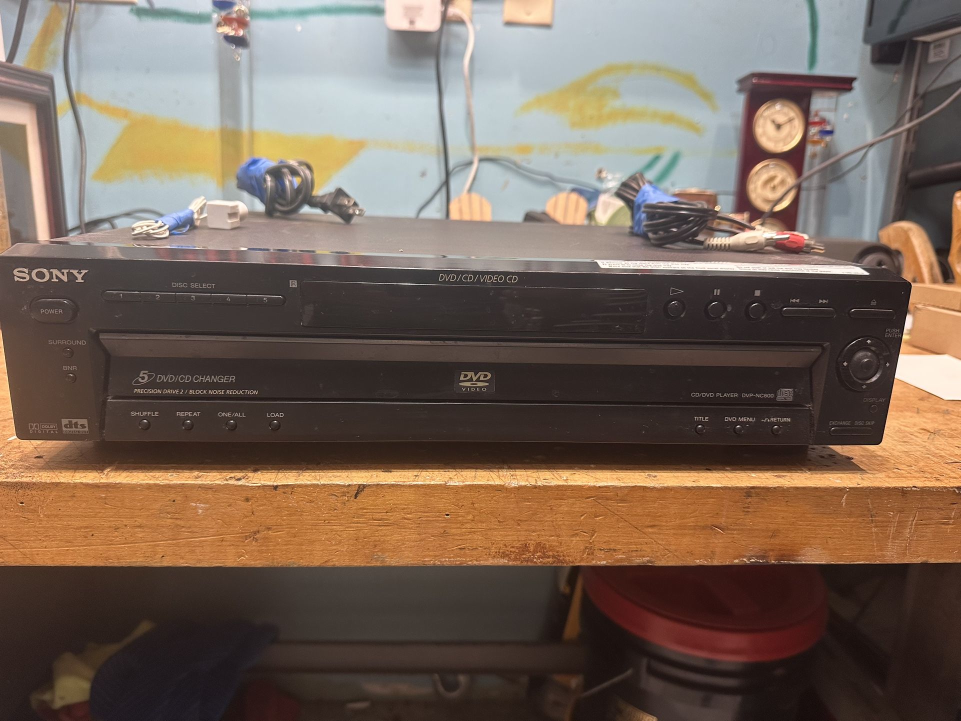 5 DVD/CD changer