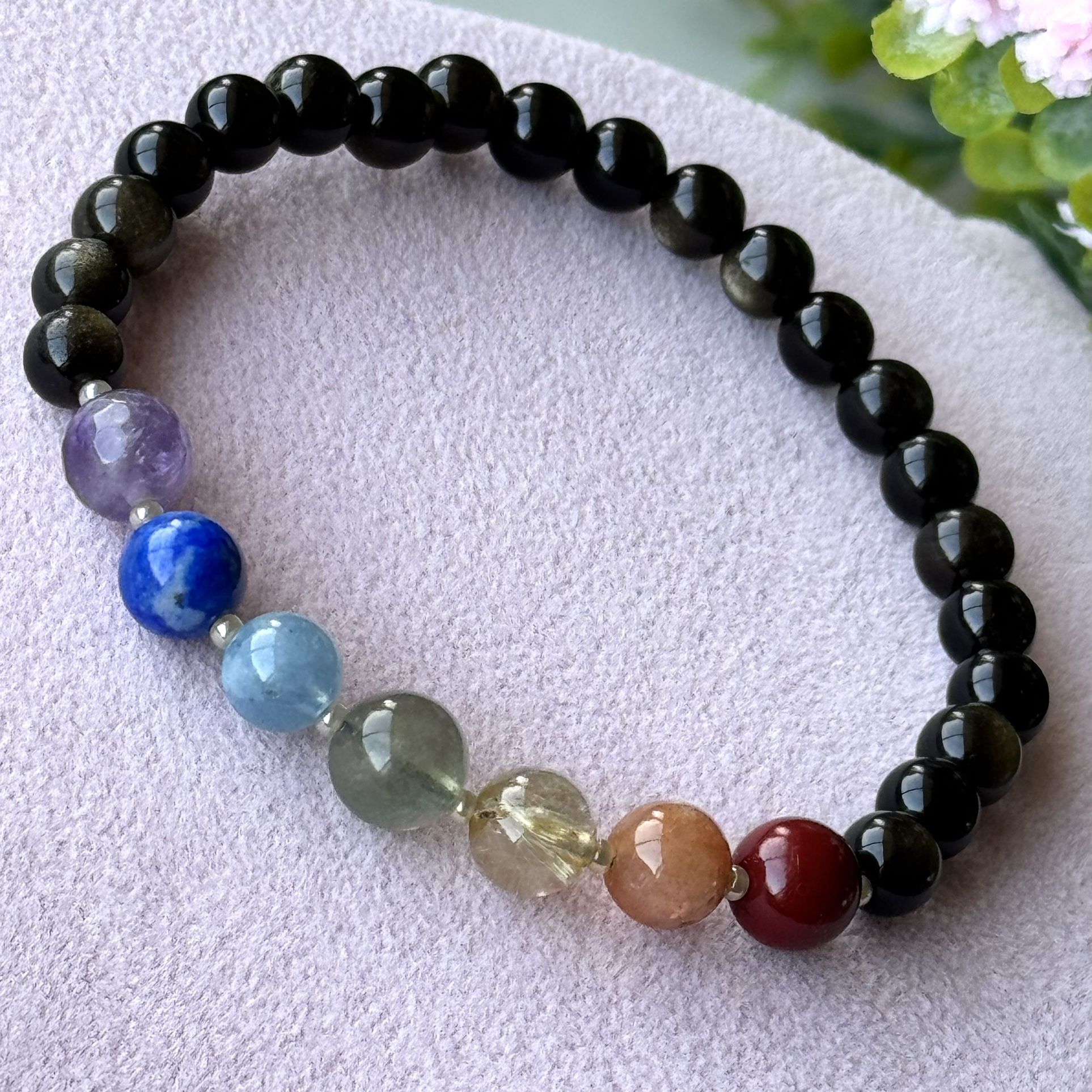 7 Chakra Stones Bracelet