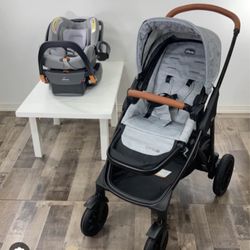 Chicco Modular Travel System - Corso LE Stroller, KeyFit 35 Infant Car Seat and Base - Stroller and Car Seat Combo in Veranda/