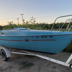 1978 18’ Sea Crown Sailboat 