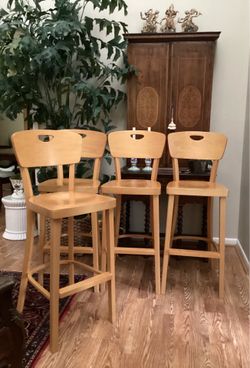 Mid century bar chairs and table