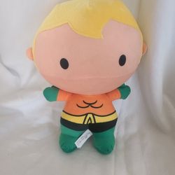 Justice League Aquaman Chibi 7” Plush HTF Toy Factory  DC Comics