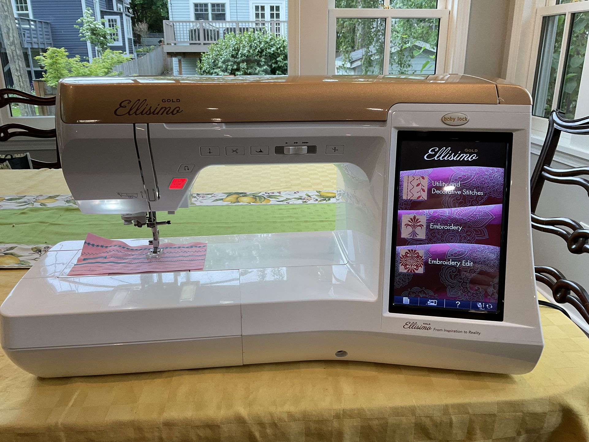 Baby Lock Ellisimo Gold Sewing And Embroidery Machine