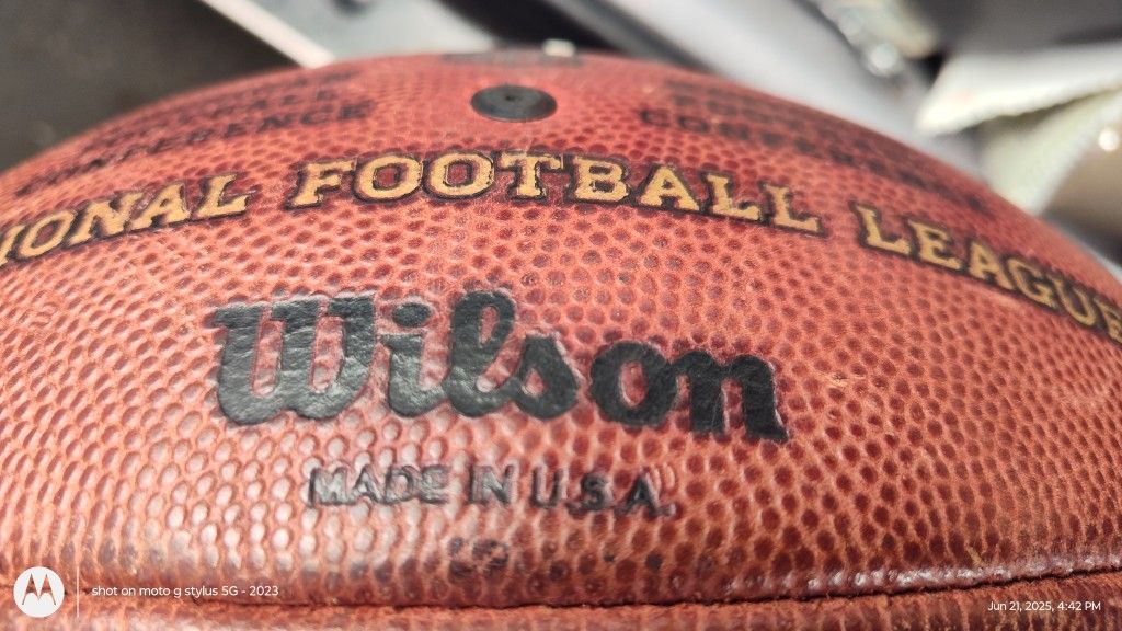 NFL game ball the Duke