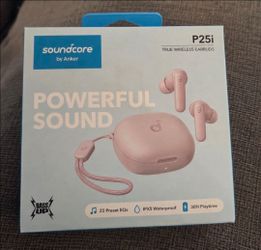 Sound core earbuds (pink)