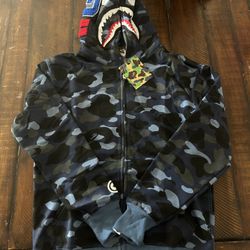 Bape Zip Up Blue