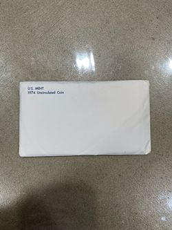 1974 U.S. Mint Uncirculated Coin Set in its original envelope