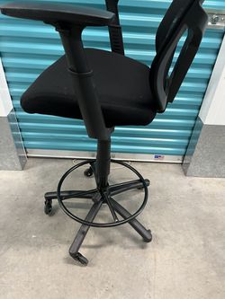 Drafting Chair - Tall Office Chair for Standing Desk, High Work Stool, Counter H Thumbnail