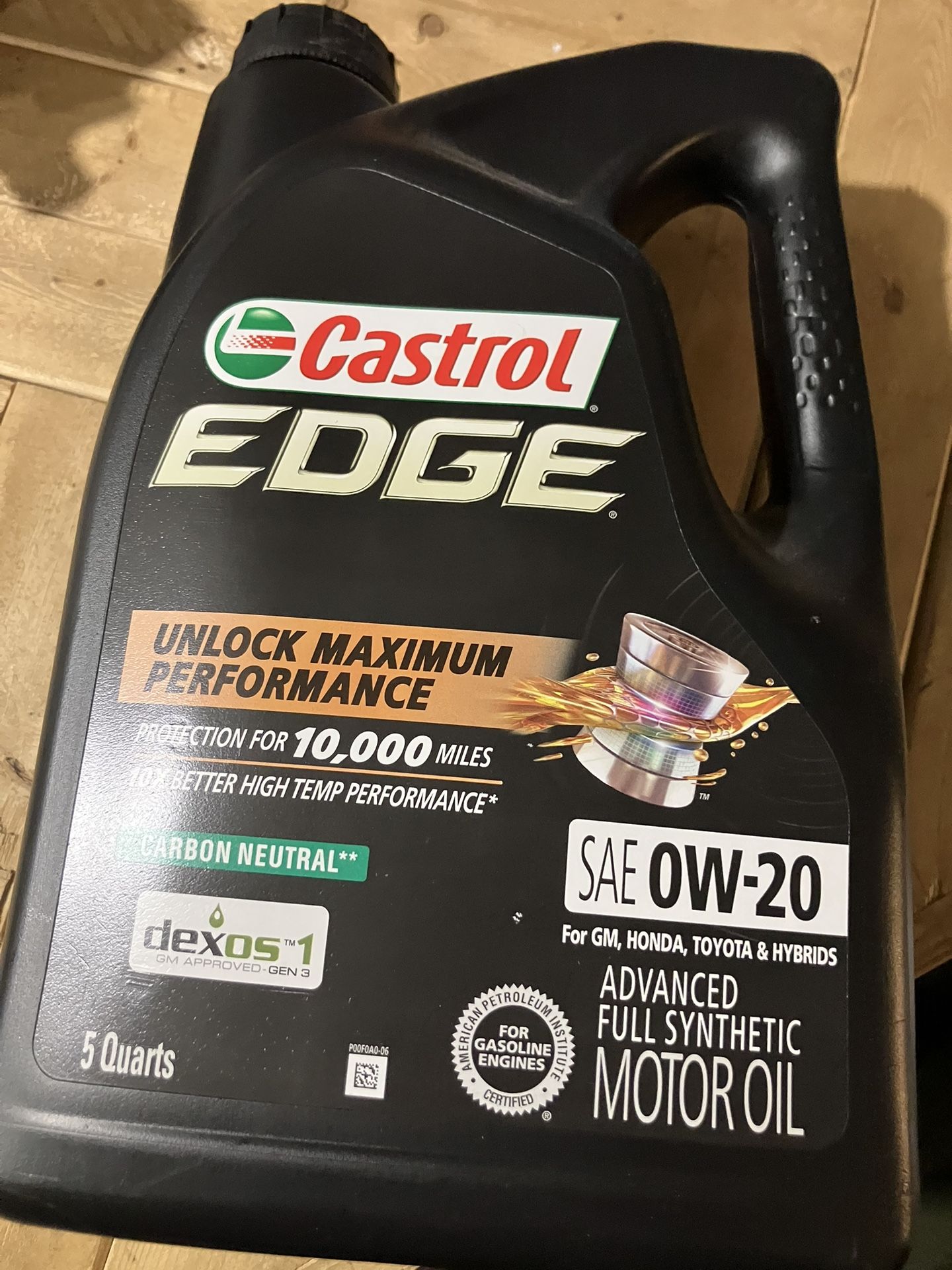 Unopened Motor Oil