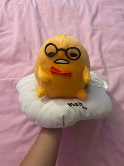 Gudetama Plush with Egg White Cushion