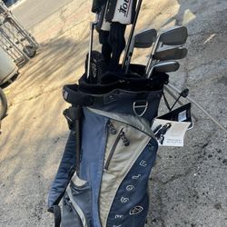 Golf Bag And Golf Clubs 