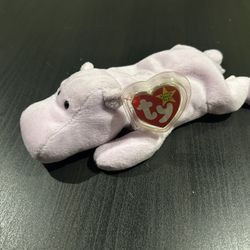 Purple Hippo Ty Beanie Baby New With Tags