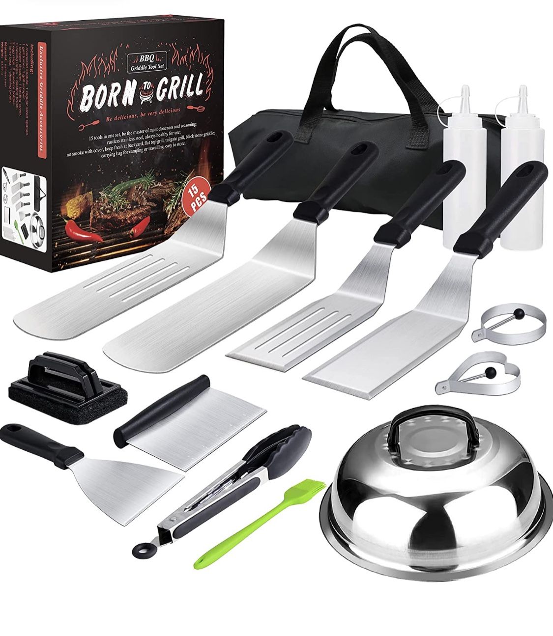 BBQ Grilling Tool Set Born To Grill