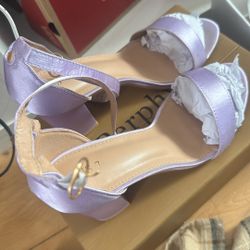 Light purple heels 