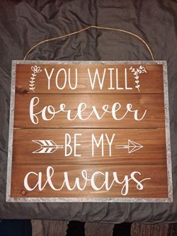 Wooden Handmade Sign