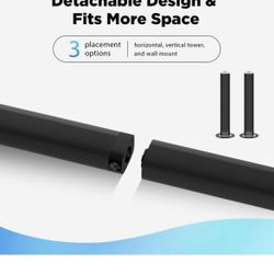 Assistrust Sound Bars for TV, Bluetooth 5.0 soundbar, 32 inch TV Sound Bar with 4 Drivers, Wired & Wireless Soundbar with HDMI(ARC)/Optical/AUX Connec