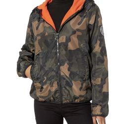 Madden Girl Women's Fleece Lined Wind Jacket