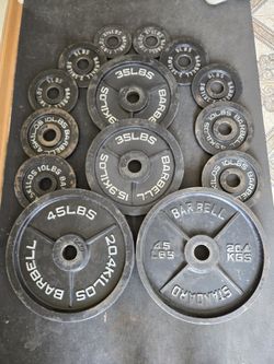 225lb Olympic Weight Plate Set