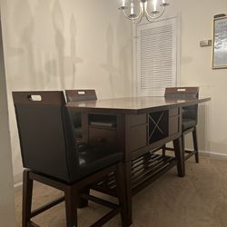 Dining Room Table w/ Three Chairs