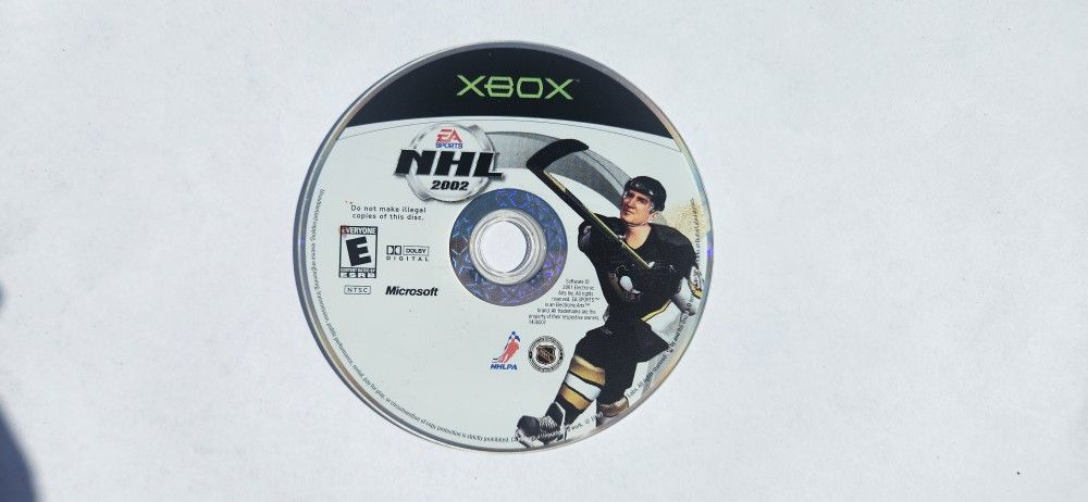 NHL 2002 for the Microsoft Xbox