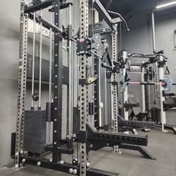 ⛔️ULTIMATE PRO SERIES 3 IN 1 HEAVY DUTY COMMERCIAL GRADE SMITH/FUNCTIONAL TRAINER POWER RACK 400 LBS STACK WEIGHTS (BRAND NEW )