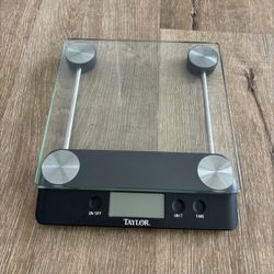 Taylor Digital Kitchen Scale (Model 3899) – Glass Top, Precise & Clean