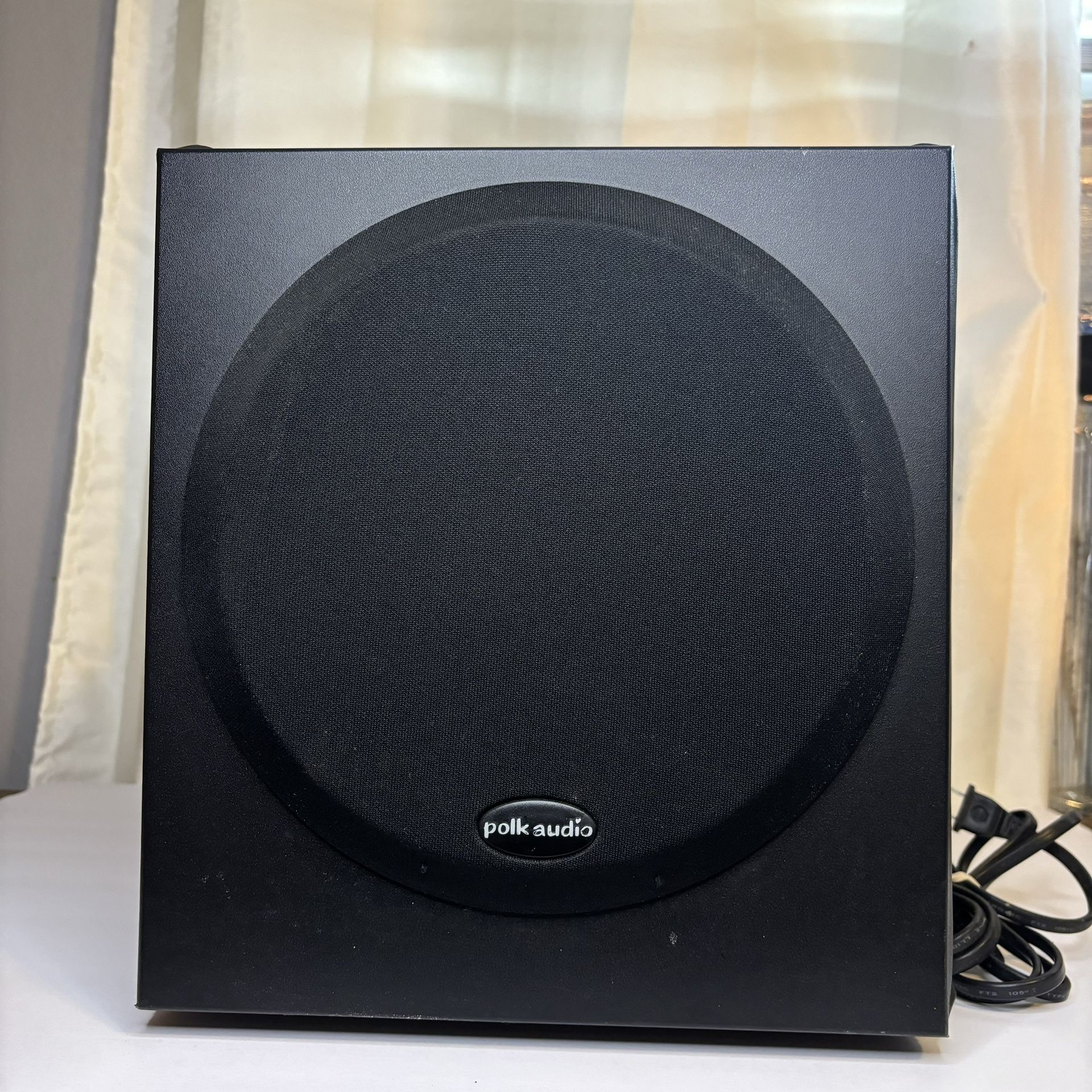 Polk Audio PSW-250 Subwoofer Powered Sub Home Theater Bass Black Loud 8" - LOUD!