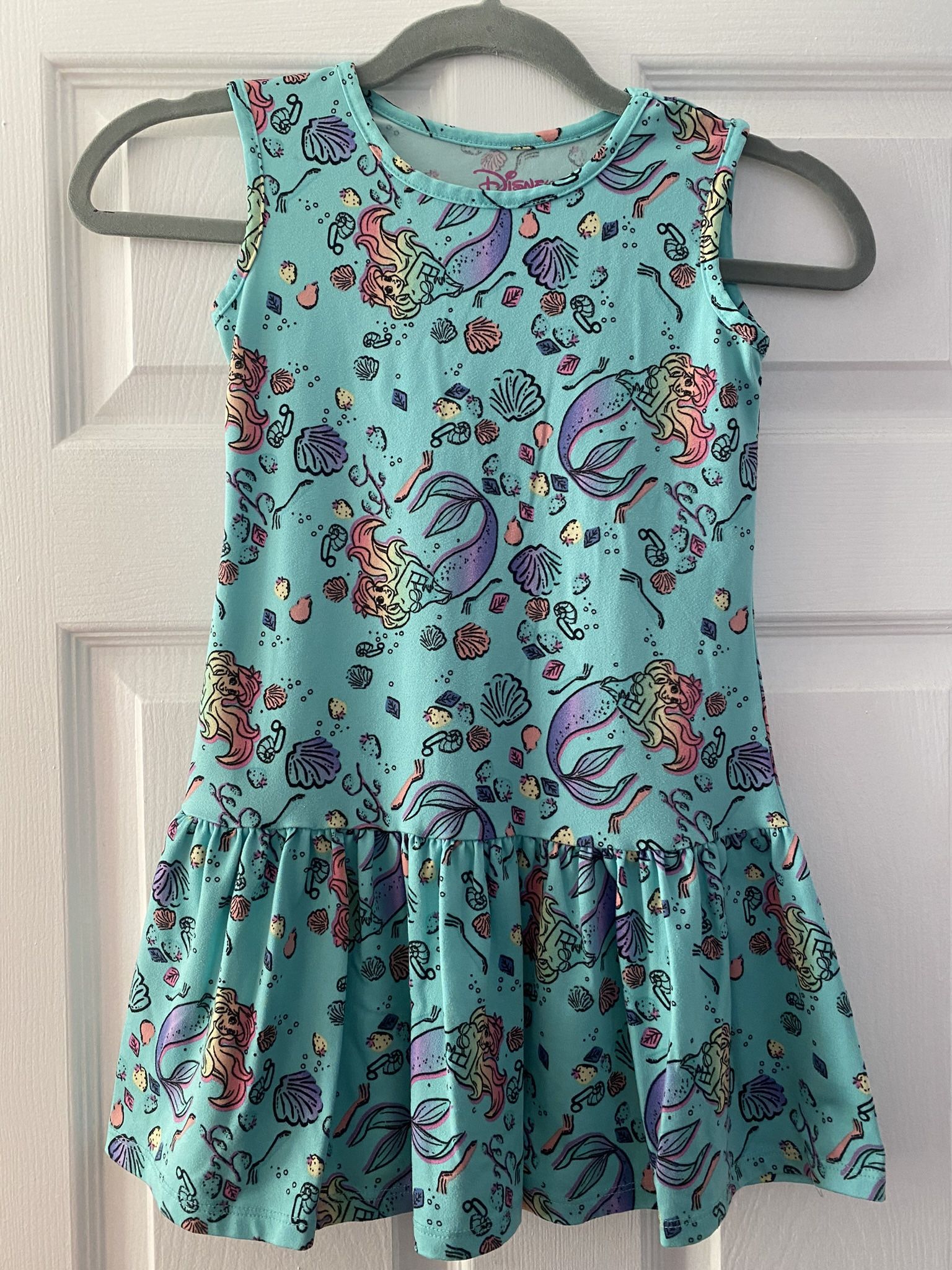 Beautiful Little Mermaid Dress for Girls Size Small (6) 🧜‍♀️🩵✨